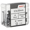 Holzschrauben T10 Torx Edelstahl 3,5 x 30 mm 50 Stück