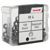 Sechskantmuttern M4 Edelstahl A4 100 Stück