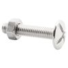 Schlossschrauben Edelstahl M6 x 30 mm 25 Stück
