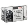 Schlossschrauben Edelstahl M6 x 30 mm 25 Stück