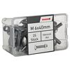Schlossschrauben Edelstahl M6 x 40 mm 25 Stück