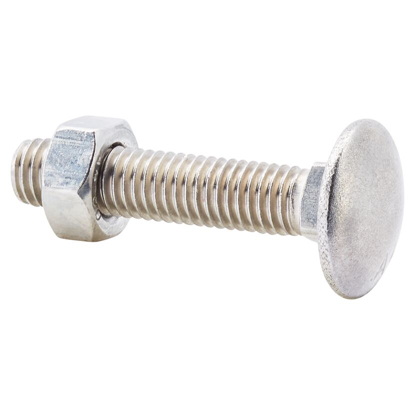 Schlossschraube Edelstahl M8 x 40 mm 10 Stück