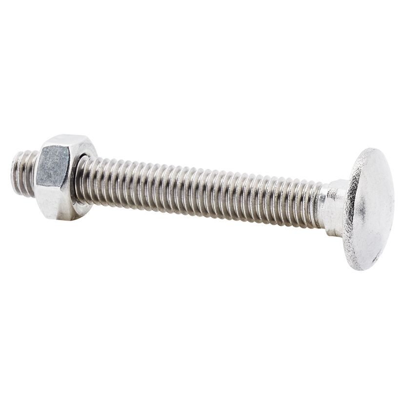 Schlossschraube Edelstahl M8 x 60 mm 10 Stück