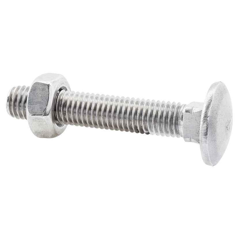 Schlossschrauben Edelstahl M10 x 60 mm 10 Stück
