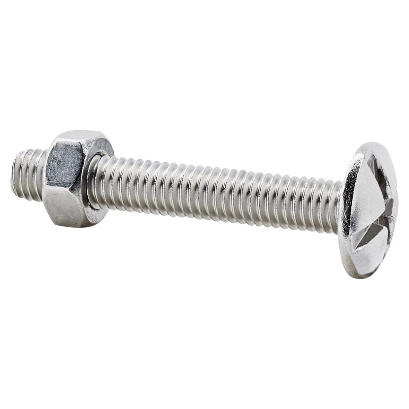 Flachrundschrauben SD Kreuzschlitz Edelstahl M6 x 40 mm 15 Stück