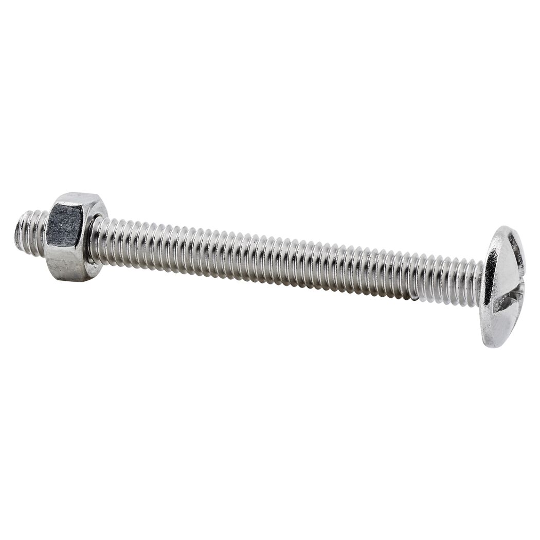 Flachrundschrauben PH3 Edelstahl M6 x 60 mm 15 Stück