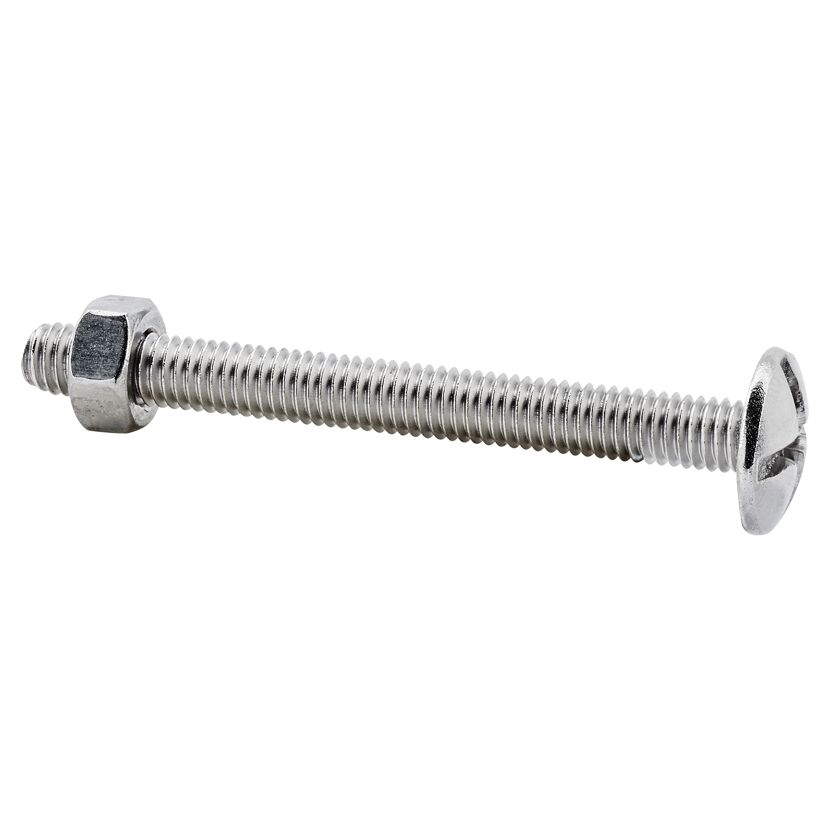 Flachrundschrauben PH3 Edelstahl M6 x 60 mm 15 Stück