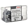 Flachrundschrauben PH3 Edelstahl M6 x 60 mm 15 Stück