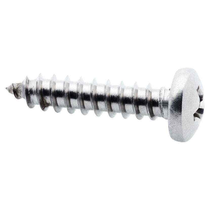 Blechschrauben PH2 Kreuzschlitz Edelstahl 3,5 x 9,5 mm 50 Stück