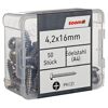Blechschrauben PH2 Kreuzschlitz Edelstahl 4,2 x 16 mm 50 Stück