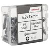 Blechschrauben PH2 Kreuzschlitz Edelstahl 4,2 x 19 mm 50 Stück