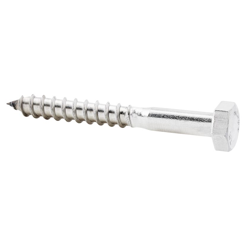 Schlüsselschrauben SW10 Edelstahl 6 x 50 mm 25 Stück