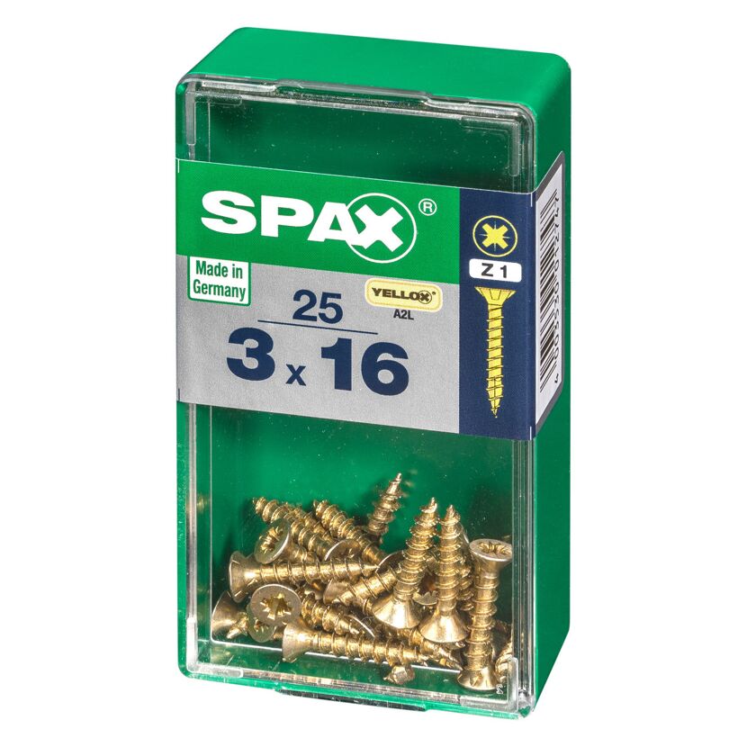 Senkkopfschrauben Ø 3 x 16 mm 25 Stück