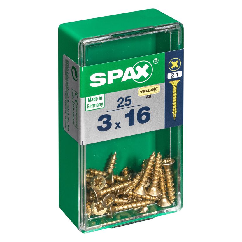 Senkkopfschrauben Ø 3 x 16 mm 25 Stück