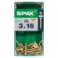 Senkkopfschrauben Ø 3 x 16 mm 25 Stück