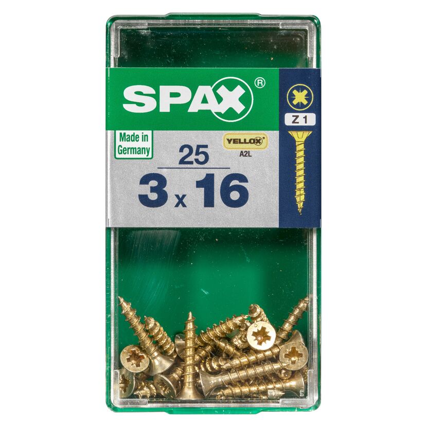 Senkkopfschrauben Ø 3 x 16 mm 25 Stück