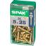 Senkkopfschrauben PZ2 Ø 5 x 25 mm 20 Stück