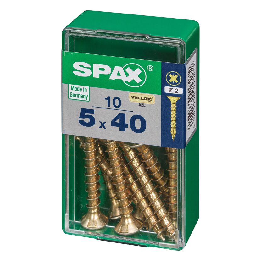 Senkkopfschrauben PZ2 Ø 5 x 40 mm 10 Stück