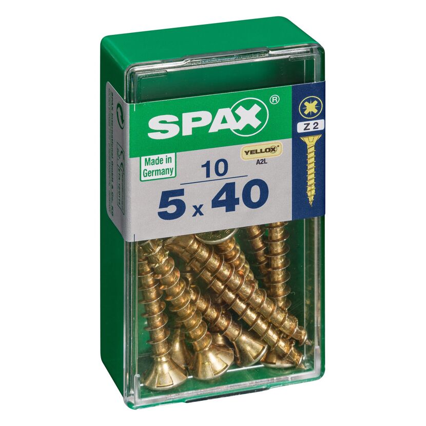 Senkkopfschrauben PZ2 Ø 5 x 40 mm 10 Stück