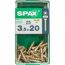 Senkkopfschrauben PZ2 Ø 3,5 x 20 mm 25 Stück