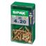 Senkkopfschrauben PZ2 Ø 4 x 20 mm 20 Stück