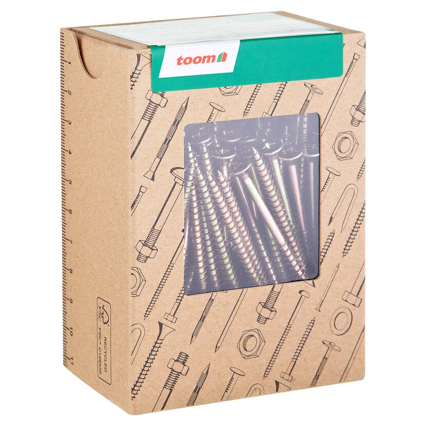 Spanplattenschrauben "Basic" Ø 4,5 x 80 mm PZ2 100 Stück