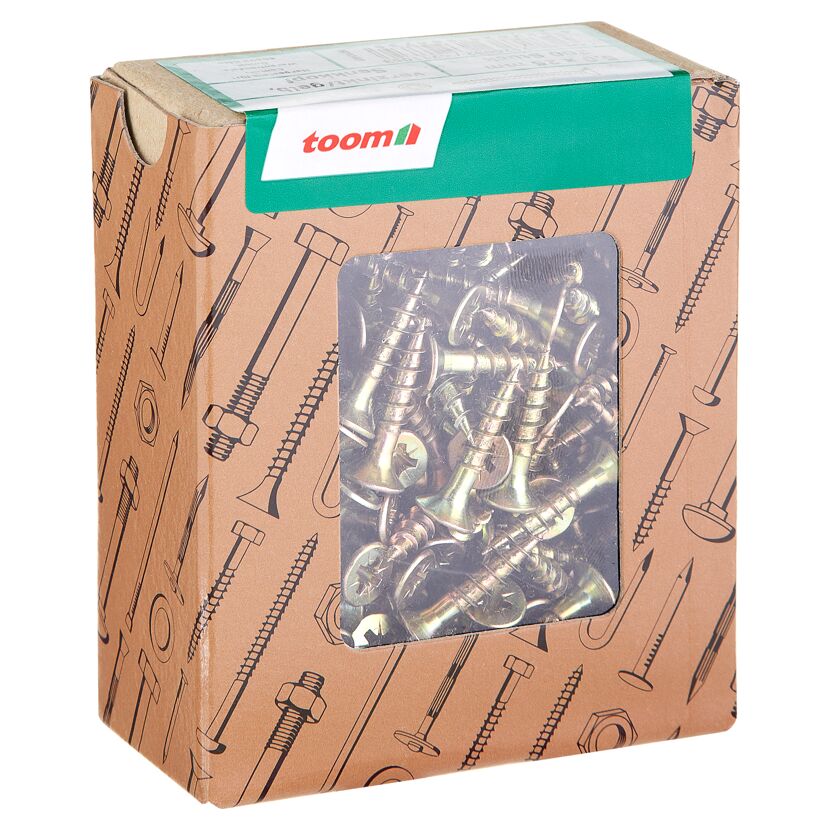 Spanplattenschrauben "Basic" Ø 5,0 x 25 mm PZ2 200 Stück