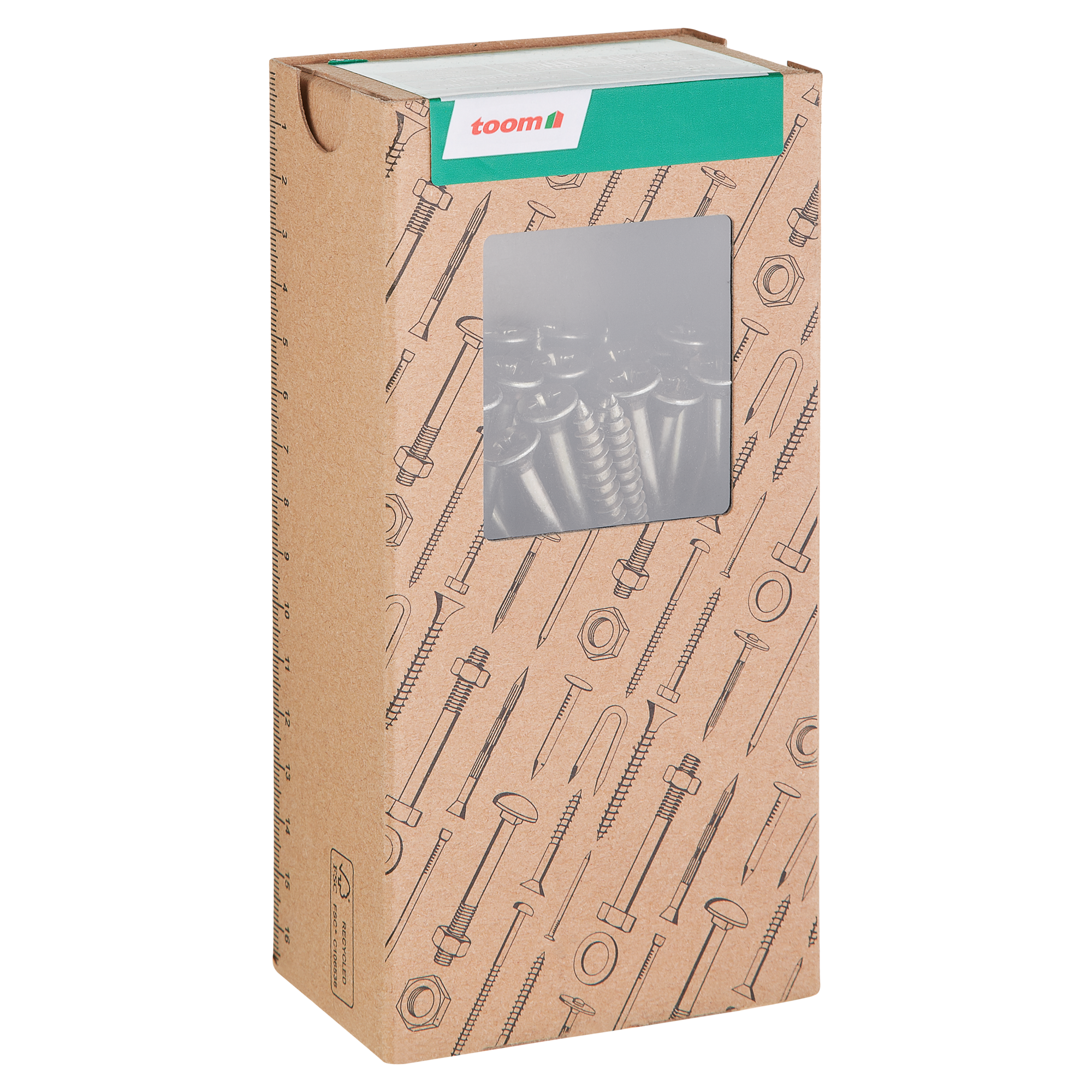 Spanplattenschrauben Ø 0,6 x 12 cm 50 Stück