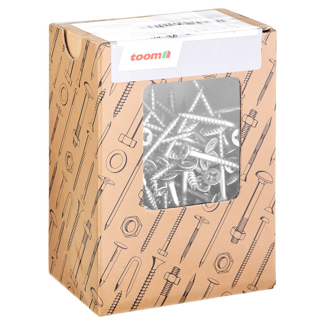 Spanplattenschrauben 'Basic' Ø 4,0 x 40 mm A2 PZ2 200 Stück
