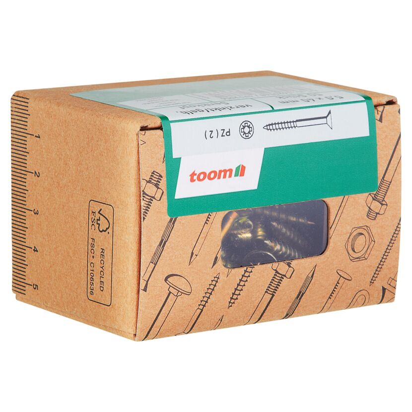 Spanplattenschrauben Ø 4,5 x 40 mm PZ2 50 Stück