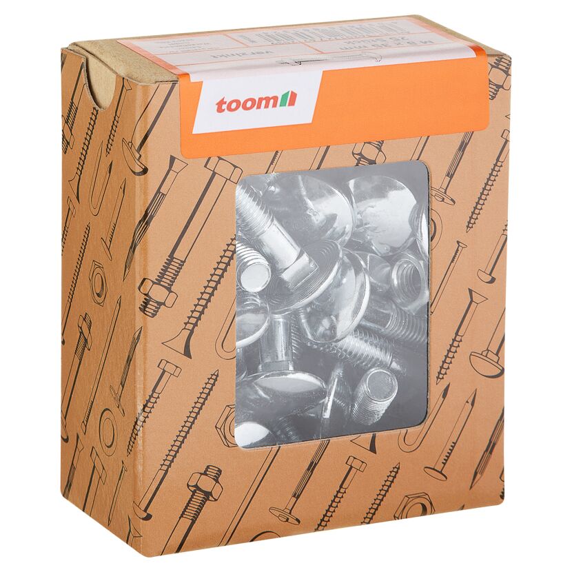 toom Schlossschrauben M8 x 3,5 cm 25 Stück