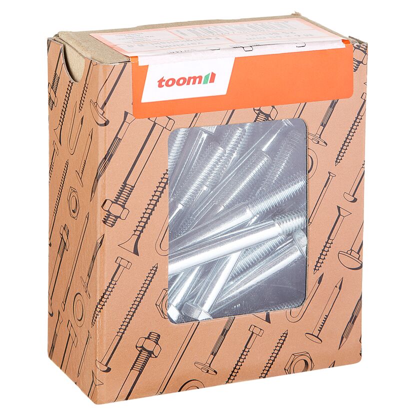 Sechskantschrauben M6 x 60 mm verzinkt DIN 601 25 Stück