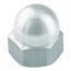 Hutmuttern Stahl M10 Ø 10 mm, 25 Stück