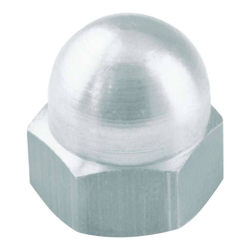 Hutmuttern Stahl M10 Ø 10 mm, 25 Stück