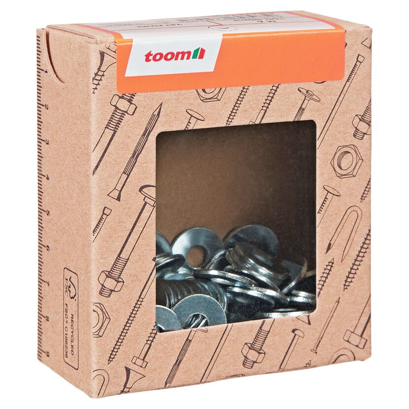 Karosseriescheiben Ø 6 mm, 100 Stück