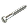 Metallschraube mit rundem Kopf und Schlitz
