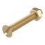 Senkkopfschrauben Ø 4,0 x 30 mm messing DIN 963 8 Stück