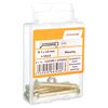 Senkschrauben M5 x 40 mm messing DIN 963 4 Stück