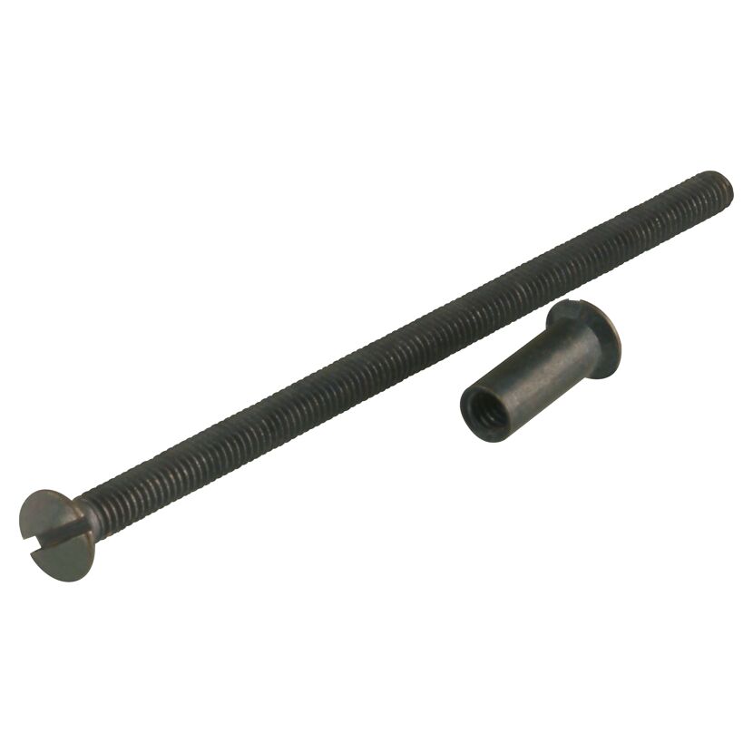 Senkschrauben M 4 x 60 mm messing brüniert DIN 964 4 Stück