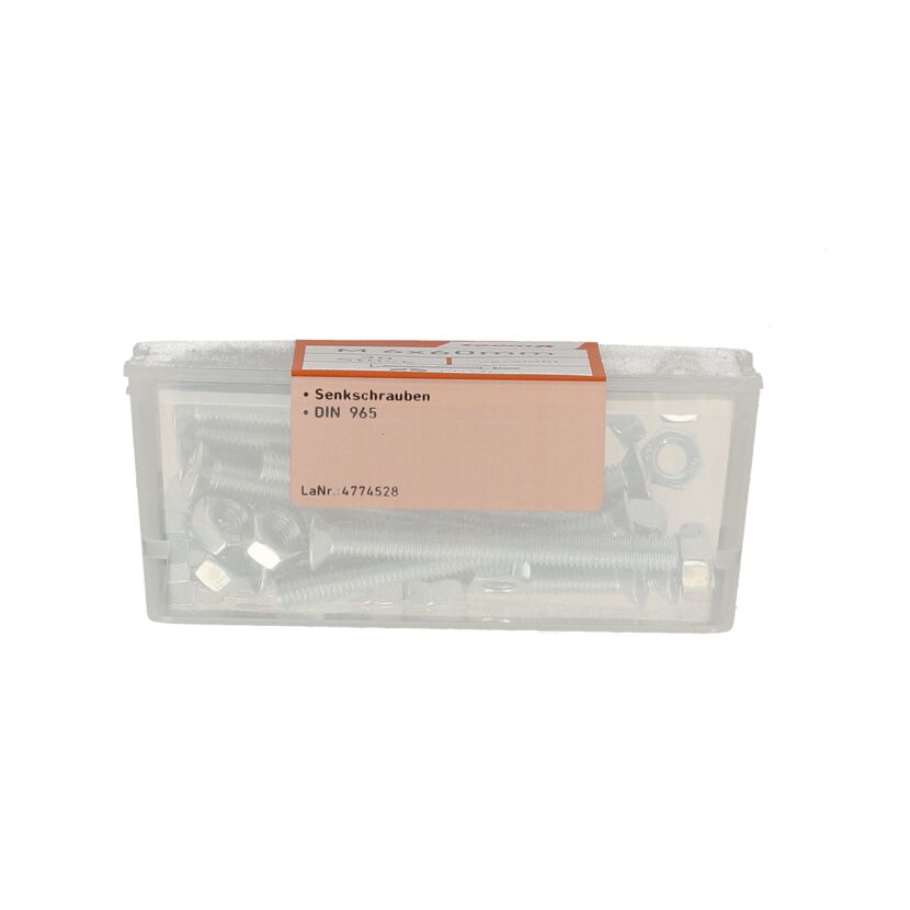 Senkkopfschrauben M6 x 60 mm verzinkt DIN 963 30 Stück