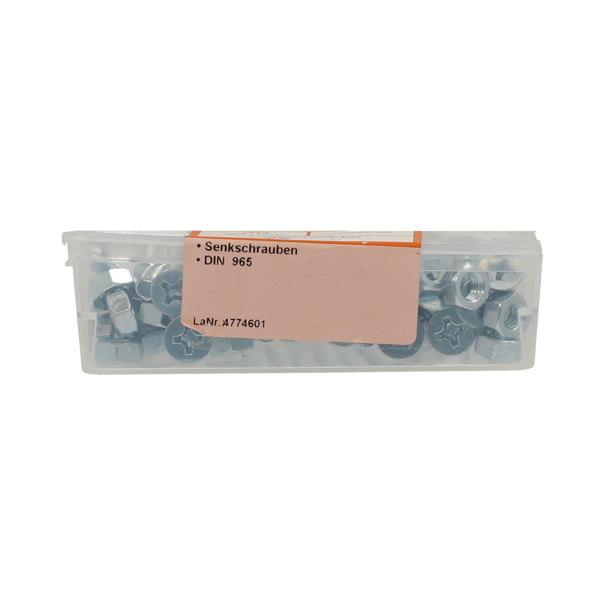 Senkkopfschrauben M6 x 40 mm verzinkt DIN 963 30 Stück