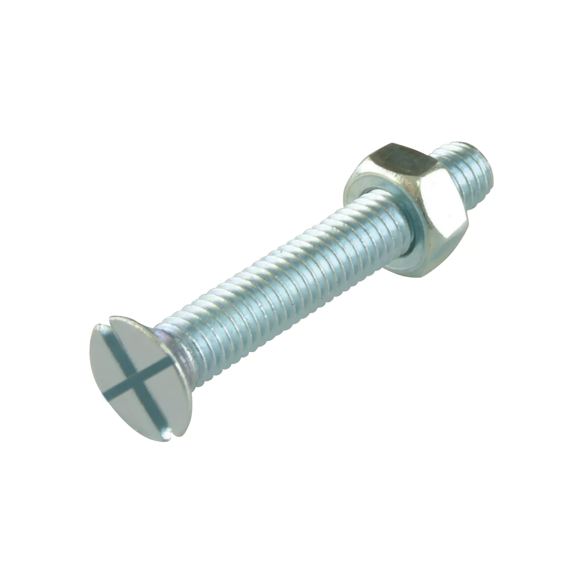 Senkkopfschrauben M6 x 40 mm verzinkt DIN 963 30 Stück