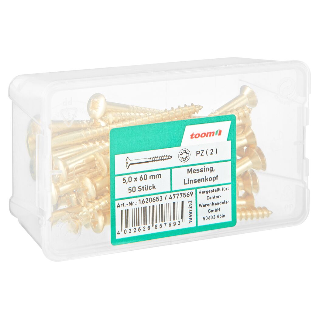toom Holzschrauben 5 x 60 mm 50 Stück