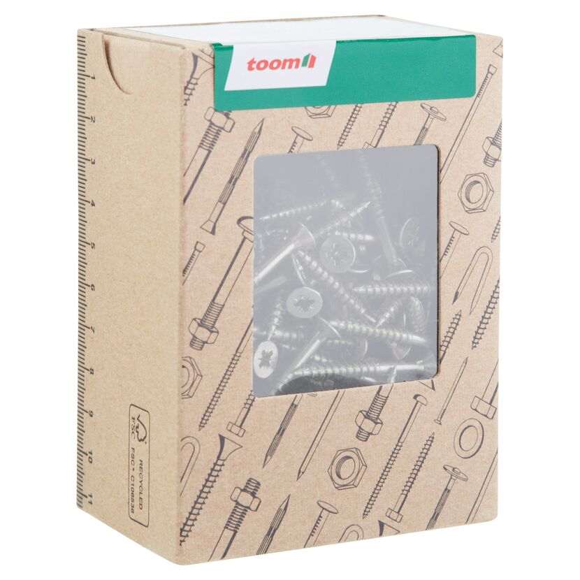 Spanplattenschrauben "Basic" Ø 4,5 x 40 mm PZ2 200 Stück
