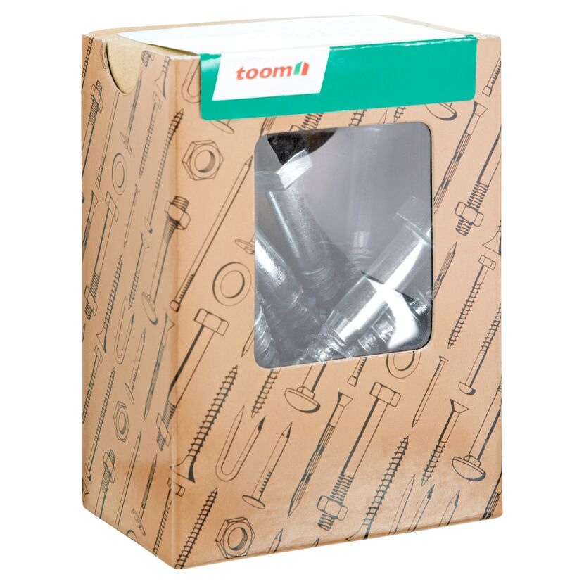 Schlüsselschrauben Ø 10 x 90 mm verzinkt DIN 571 10 Stück