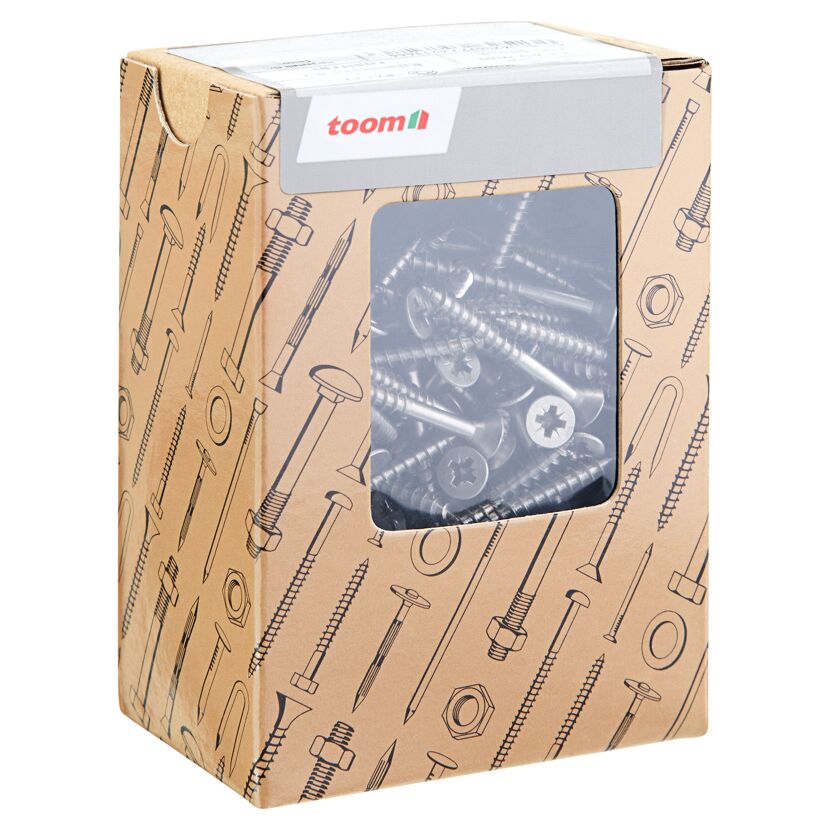 Spanplattenschrauben 'Basic' Ø 4,5 x 40 mm A2 PZ2 200 Stück