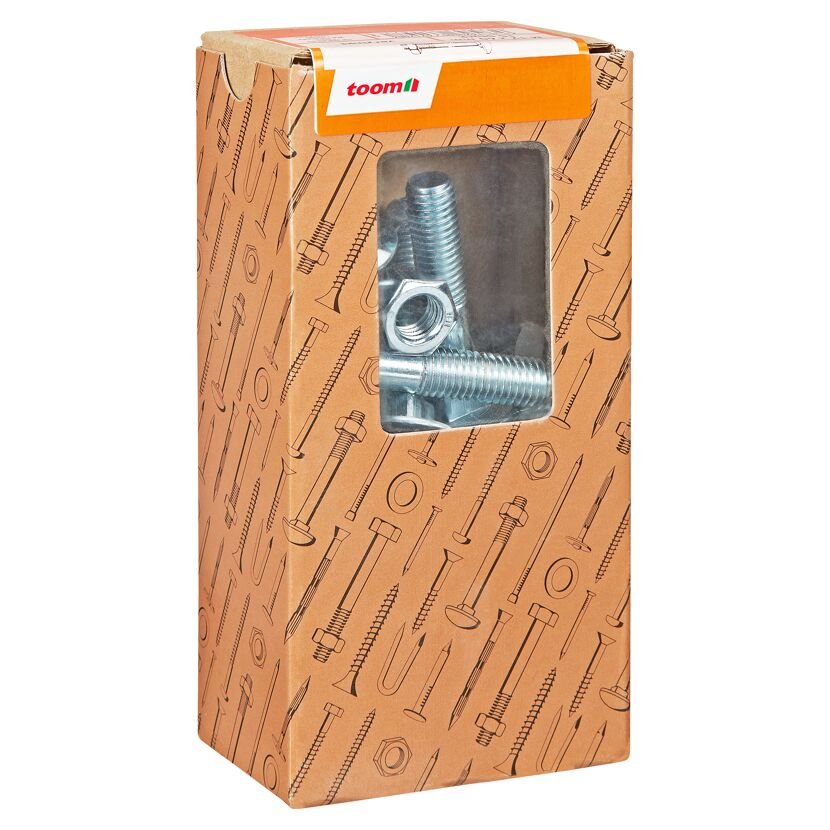 Schlosschrauben M12 x 60 mm 15 Stück