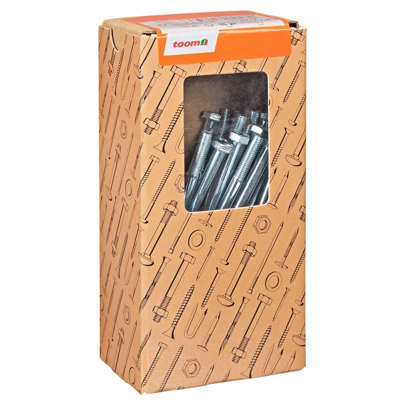Sechskantschrauben M 6 x 120 mm verzinkt DIN 601 25 Stück
