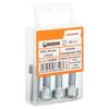 Zylinderschrauben M8 x 25 mm verzinkt, 4 Stück