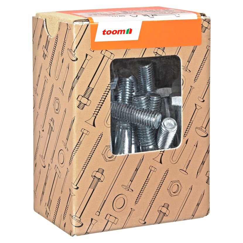 Sechskantschrauben M 10 x 60 mm verzinkt DIN 601 15 Stück
